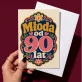Kartka z Życzeniami Na 90 Urodziny Dla 90 Latki Kobiety: Neonowa Elegancja Kartka z Życzeniami Na 90 Urodziny Dla 90 Latki Kobiety: Neonowa Elegancja