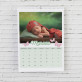 Fotokalendarz pastelowy - Kalendarz wiszący