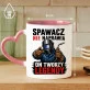Kubek Z Nadrukiem Dla Spawacza Prezent Dla Mężczyzny: Spawacz Tworzy Legendy Kubek Z Nadrukiem Dla Spawacza Prezent Dla Mężczyzny: Spawacz Tworzy Legendy
