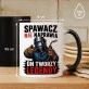 Kubek Z Nadrukiem Dla Spawacza Prezent Dla Mężczyzny: Spawacz Tworzy Legendy Kubek Z Nadrukiem Dla Spawacza Prezent Dla Mężczyzny: Spawacz Tworzy Legendy