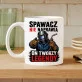 Kubek Z Nadrukiem Dla Spawacza Prezent Dla Mężczyzny: Spawacz Tworzy Legendy Kubek Z Nadrukiem Dla Spawacza Prezent Dla Mężczyzny: Spawacz Tworzy Legendy