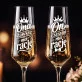 Dwa Kieliszki Do Szampana Dla Pary Prezent Dla Pary: Duet Ma Rację Dwa Kieliszki Do Szampana Dla Pary Prezent Dla Pary: Duet Ma Rację
