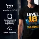 Koszulka Męska Na 18 Urodziny Prezent Dla Mężczyzny: Level 18
