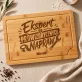 Deska Do Krojenia z Grawerem Na Dzień Ojca Prezent Dla Taty Mężczyzny: Ekspert Od Deska Do Krojenia z Grawerem Na Dzień Ojca Prezent Dla Taty Mężczyzny: Ekspert Od