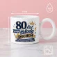Kubek Z Okrągłym Uchem Na 80 Urodziny Prezent Dla 80 Latka Mężczyzny: Humorystyczny Senior