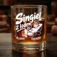 Szklanka Do Whisky Dla Kawalera Prezent Dla Mężczyzny: Singiel Z Lodem