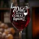 Kieliszek Do Wina Dla 70 Latki Prezent Na 70 Urodziny Dla Kobiety: 70 Lat I Wino Kieliszek Do Wina Dla 70 Latki Prezent Na 70 Urodziny Dla Kobiety: 70 Lat I Wino