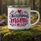 Kubek Emaliowany Dla Mamy Prezent Na Dzień Mamy Dla Kobiety: Matczyna Elegancja Kubek Emaliowany Dla Mamy Prezent Na Dzień Mamy Dla Kobiety: Matczyna Elegancja