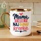 Kubek Z Nadrukiem Na Dzień Mamy Prezent Dla Mamy Kobiety: Mama Wie Najlepiej Kubek Z Nadrukiem Na Dzień Mamy Prezent Dla Mamy Kobiety: Mama Wie Najlepiej
