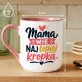 Kubek Z Nadrukiem Na Dzień Mamy Prezent Dla Mamy Kobiety: Mama Wie Najlepiej Kubek Z Nadrukiem Na Dzień Mamy Prezent Dla Mamy Kobiety: Mama Wie Najlepiej