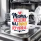 Kubek Z Nadrukiem Na Dzień Mamy Prezent Dla Mamy Kobiety: Mama Wie Najlepiej Kubek Z Nadrukiem Na Dzień Mamy Prezent Dla Mamy Kobiety: Mama Wie Najlepiej