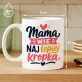 Kubek Z Nadrukiem Na Dzień Mamy Prezent Dla Mamy Kobiety: Mama Wie Najlepiej Kubek Z Nadrukiem Na Dzień Mamy Prezent Dla Mamy Kobiety: Mama Wie Najlepiej