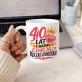Kubek Z Nadrukiem Na 40 Urodziny Prezent Dla Kobiety: Edycja Kolekcjonerska Kubek Z Nadrukiem Na 40 Urodziny Prezent Dla Kobiety: Edycja Kolekcjonerska