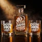 Zestaw Do Whisky Na 40 Lat Prezent Dla Mężczyzny: 40 Na Liczniku,
