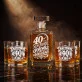 Zestaw Do Whisky Na 40 Lat Prezent Dla Mężczyzny: 40 Na Liczniku,