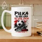 Kubek Z Nadrukiem Dla Fana Piłki Nożnej Prezent Dla Mężczyzny: Piłka To Styl Życia Kubek Z Nadrukiem Dla Fana Piłki Nożnej Prezent Dla Mężczyzny: Piłka To Styl Życia
