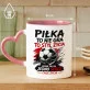 Kubek Z Nadrukiem Dla Fana Piłki Nożnej Prezent Dla Mężczyzny: Piłka To Styl Życia Kubek Z Nadrukiem Dla Fana Piłki Nożnej Prezent Dla Mężczyzny: Piłka To Styl Życia