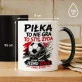 Kubek Z Nadrukiem Dla Fana Piłki Nożnej Prezent Dla Mężczyzny: Piłka To Styl Życia Kubek Z Nadrukiem Dla Fana Piłki Nożnej Prezent Dla Mężczyzny: Piłka To Styl Życia