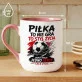 Kubek Z Nadrukiem Dla Fana Piłki Nożnej Prezent Dla Mężczyzny: Piłka To Styl Życia Kubek Z Nadrukiem Dla Fana Piłki Nożnej Prezent Dla Mężczyzny: Piłka To Styl Życia