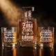 Zestaw Do Whisky Na 50 Lecie Ślubu Prezent Dla Mężczyzny: Żona Rządzi, Ja Nalewam Zestaw Do Whisky Na 50 Lecie Ślubu Prezent Dla Mężczyzny: Żona Rządzi, Ja Nalewam