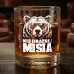 Szklanka Do Whisky Na Urodziny Prezent Dla Mężczyzny: Nie Drażnij Misia -