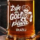 Kufel Personalizowany z Grawerem Dla Kibica Piłki Nożnej Prezent Dla Mężczyzny: Kibic Z Kuflem Kufel Personalizowany z Grawerem Dla Kibica Piłki Nożnej Prezent Dla Mężczyzny: Kibic Z Kuflem