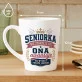 Kubek Z Nadrukiem Dla Seniorki Prezent Dla Kobiety: Seniorka Nie Starzeje Się Kubek Z Nadrukiem Dla Seniorki Prezent Dla Kobiety: Seniorka Nie Starzeje Się
