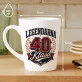Kubek Z Nadrukiem Na 40 Urodziny Kobiety Prezent Na 40 Urodziny Dla Kobiety: Legendarna Klasa Kubek Z Nadrukiem Na 40 Urodziny Kobiety Prezent Na 40 Urodziny Dla Kobiety: Legendarna Klasa