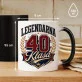 Kubek Z Nadrukiem Na 40 Urodziny Kobiety Prezent Na 40 Urodziny Dla Kobiety: Legendarna Klasa Kubek Z Nadrukiem Na 40 Urodziny Kobiety Prezent Na 40 Urodziny Dla Kobiety: Legendarna Klasa