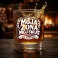 Szklanka Do Whisky Dla Żony Prezent Na Rocznicę Ślubu Dla Kobiety: Moja Żona, Mój Świat Szklanka Do Whisky Dla Żony Prezent Na Rocznicę Ślubu Dla Kobiety: Moja Żona, Mój Świat