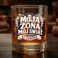 Szklanka Do Whisky Dla Żony Prezent Na Rocznicę Ślubu Dla Kobiety: Moja Żona, Mój Świat Szklanka Do Whisky Dla Żony Prezent Na Rocznicę Ślubu Dla Kobiety: Moja Żona, Mój Świat
