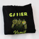 Gamer - Bluza męska czarna z kapturem
