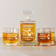 gasi pragnienie - Zestaw Grawerowana Karafka 0,7 i Szklanki Do Whisky gasi pragnienie - Zestaw Grawerowana Karafka 0,7 i Szklanki Do Whisky