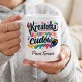Kubek Personalizowany Dla Nauczycielki Plastyki Prezent Na Dzień Nauczyciela Dla Kobiety: Kreatorka Kolorowych Kubek Personalizowany Dla Nauczycielki Plastyki Prezent Na Dzień Nauczyciela Dla Kobiety: Kreatorka Kolorowych