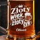 Kufel Personalizowany z Grawerem Na 50 Urodziny Prezent Dla 50 Latka Mężczyzny: Złoty Łyk Kufel Personalizowany z Grawerem Na 50 Urodziny Prezent Dla 50 Latka Mężczyzny: Złoty Łyk