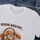 Gdzie grzyby - Koszulka męska z nadrukiem