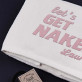 Get naked - ręcznik z haftem