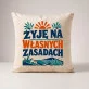 Poduszka Dekoracyjna Na Wielkanoc Prezent Dla Mężczyzny: Męski Manifest Poduszka Dekoracyjna Na Wielkanoc Prezent Dla Mężczyzny: Męski Manifest