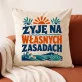 Poduszka Dekoracyjna Na Wielkanoc Prezent Dla Mężczyzny: Męski Manifest Poduszka Dekoracyjna Na Wielkanoc Prezent Dla Mężczyzny: Męski Manifest