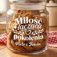 Słoik Na Ciastka z Grawerem Dla Babci i Dziadka Prezent Na Dzień Babci i Dziadka Dla Pary: Miłość Łącząca Pokolenia