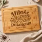 Deska Do Krojenia z Grawerem Dla Babci i Dziadka Prezent Na Dzień Babci i Dziadka Dla Pary: Miłość Łącząca Pokolenia Deska Do Krojenia z Grawerem Dla Babci i Dziadka Prezent Na Dzień Babci i Dziadka Dla Pary: Miłość Łącząca Pokolenia