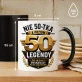 Kubek Z Nadrukiem Na 50 Urodziny Prezent Dla Mężczyzny: Poziom 50 Legendy Kubek Z Nadrukiem Na 50 Urodziny Prezent Dla Mężczyzny: Poziom 50 Legendy