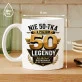 Kubek Z Nadrukiem Na 50 Urodziny Prezent Dla Mężczyzny: Poziom 50 Legendy Kubek Z Nadrukiem Na 50 Urodziny Prezent Dla Mężczyzny: Poziom 50 Legendy