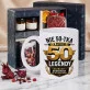 Zestaw Prezenowy Z Kubkiem Na 50 Urodziny: Poziom 50 Legendy Zestaw Prezenowy Z Kubkiem Na 50 Urodziny: Poziom 50 Legendy