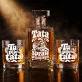 Zestaw Do Whisky Na Dzień Ojca Prezent Dla Taty Mężczyzny: Tata Od Spraw Procentowych