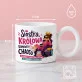 Kubek Z Okrągłym Uchem Dla Siostry Prezent Dla Kobiety: Królowa Chaosu Kubek Z Okrągłym Uchem Dla Siostry Prezent Dla Kobiety: Królowa Chaosu