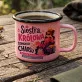 Kubek Emaliowany Dla Siostry Prezent Dla Kobiety: Królowa Chaosu Kubek Emaliowany Dla Siostry Prezent Dla Kobiety: Królowa Chaosu