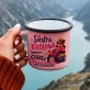 Kubek Emaliowany Dla Siostry Prezent Dla Kobiety: Królowa Chaosu Kubek Emaliowany Dla Siostry Prezent Dla Kobiety: Królowa Chaosu