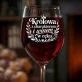 Kieliszek Do Wina Na Święta Prezent Dla Kobiety: Królowa Z Winem