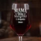 Mega Kieliszek Do Wina z Grawerem Dla Mamy Prezent Na Dzień Mamy Dla Kobiety: Mama Wie Najlepiej Mega Kieliszek Do Wina z Grawerem Dla Mamy Prezent Na Dzień Mamy Dla Kobiety: Mama Wie Najlepiej
